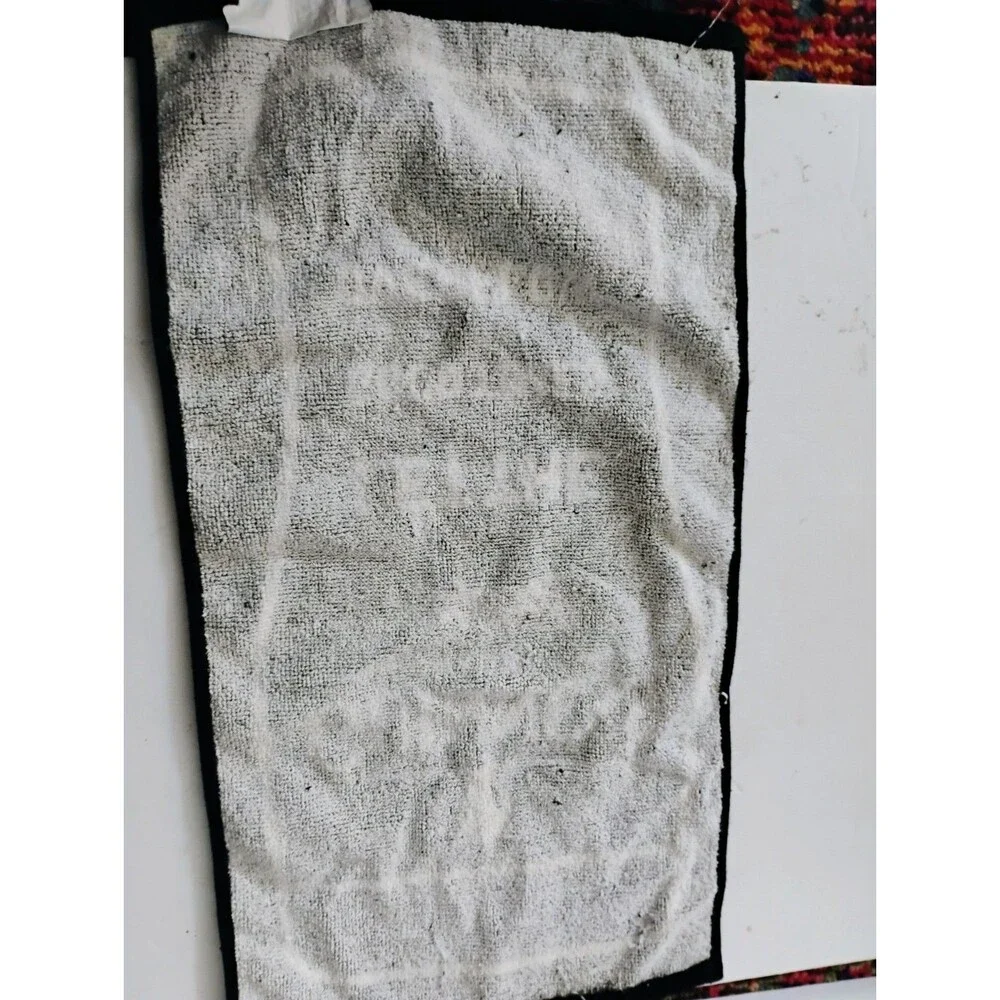 Vintage Guinness Draught Beer Bar Towel Let The Good Times Overflow Pub Man Cave